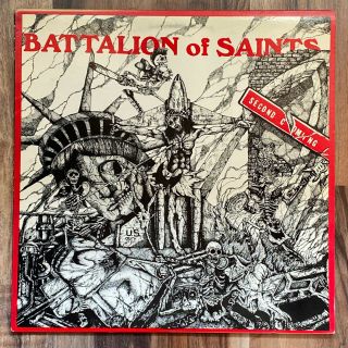 Battalion Of Saints Second Coming Lp 1984 Kbd Punk Rare