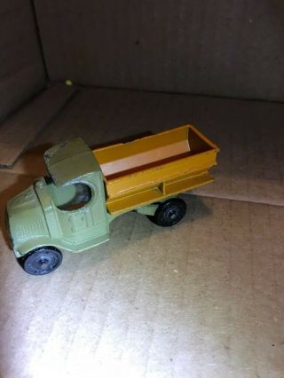 Antique Metal Tootsie Toy Mack Coal Truck 3 1/8 " C - Top Mack 1930s Prewar Toy