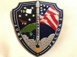 Authentic Spacex Employee Low Numbered Zuma Patch