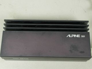 Vintage 80 ' s Alpine 3501 Stereo Amplifier 15Wx2 2