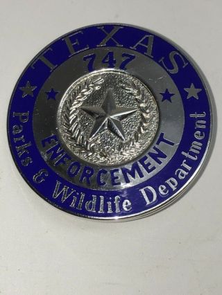 Texas Game Warden Law Enforcement Badge Orber