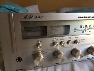 Vintage Marantz MR220 AM/FM Stereo Receiver Stereophonic HiFi 3