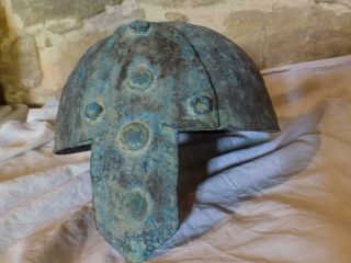 Sassanid Persia Bronze Helmet