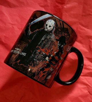 Freddy Vs Jason " Friday The 13th " 20oz Coffee Mug Halloween 