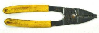 Stanley Slim Wire Screw Stud Cutter Crimper Splicer Stripper Pliers 84 - 203 Usa