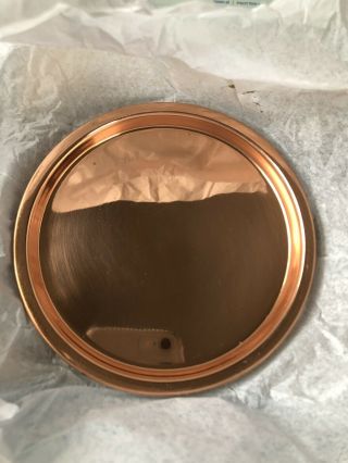 Pottery Barn Copper Coaster Set Of 4