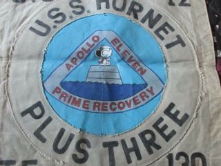 1969 USS HORNET CVS 12 APOLLO 11,  3 PRIME RECOVERY TF 130 READY ROOM FLAG 2