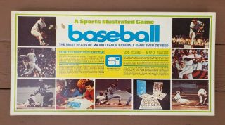 Vintage 1972 Sports Illustrated Baseball Game Unplayed With 1971 Mlb Rosters