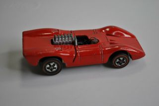 Vintage Hot Wheels Redline Ferrari 312p Usa 1969 Red