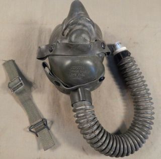 Wwii / Ww2 U.  S.  Army Air Force,  Type A - 14 Oxygen Mask Dated 12 - 1944,  Size Medium