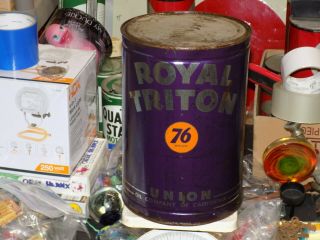 Royal Triton 76 Union 5 Quart Full Oil Can
