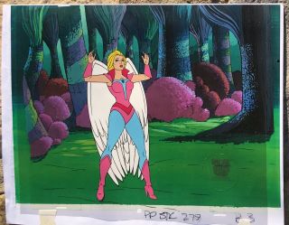 She - Ra He - Man Motu Animation Production Cel Angella Stamped