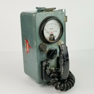 Vintage Tower 6157 Geiger Counter Radiation Meter Vintage Sears Own Trademark