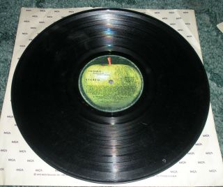 Beatles White Album Swbo - 101 Apple Capitol Vinyl Record Only Gd Lennon Mccartney