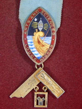 Masonic Silver Past Masters Jewel - Arts and Sciences Lodge № 5626 2