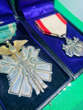 Lot2 Japan Military Order Of Golden Kite 7th Class Award Army Medal Badge Navy