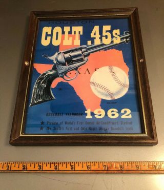 Vintage Houston Colt 45s 1st Program Yearbook 1962 - Houston Astros 65’