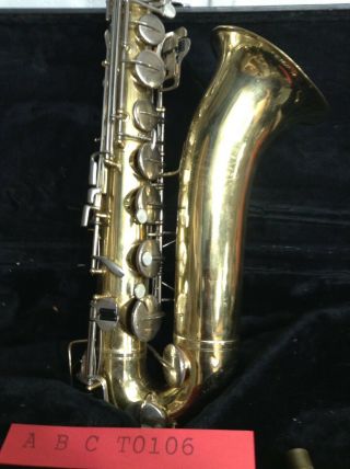 Vintage Bb Tenor Saxophone Buescher Tenor Saxophone Aristocrat