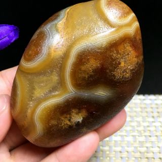 Nature Crazy Lace Silk Banded Agate Rough Tumbled Stone Crystal Madagascar T427