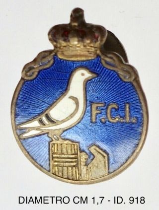 Fascismo Federazione Colombofila Italiana Distintivo Di Associazione “918”