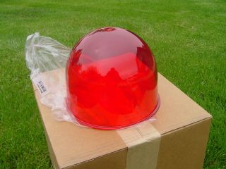 Vintage 174,  175,  176 Obsolete Federal Signal Beacon Ray Domes Red