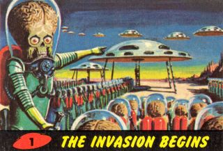 Mars Attacks Cards / Reprint / 55 Cards Complete Set