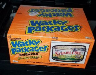 2006 Topps Wacky Packages Stickers All Series 3 Box