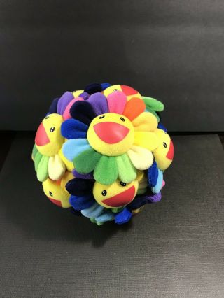 Takashi Murakami Diy Plush Flower Ball Sculpture Pin Custom Complexcon Pillow