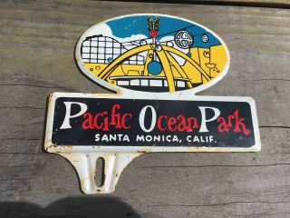Old Pacific Ocean Park Pop Santa Monica California Marien Park License Topper