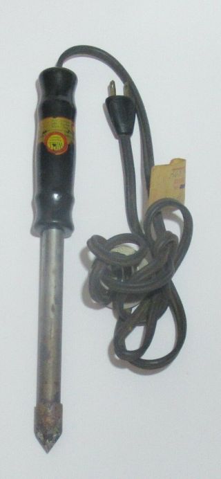 Vintage Wall Superior Soldiering Iron 1106 100 Watts 115 Volts