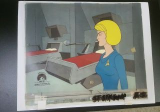 Star Trek Animation Cel Nurse Chapel