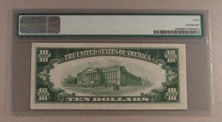 1934 - A Fr.  2309 $10 North Africa WWII Emergency Issue Silver Certificate PMG 40 2