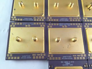 8 SAMSUNG/DEC ALPHA 21264/21164 GOLD VINTAGE CERAMIC CPU FOR GOLD SCRAP RECOVERY 2