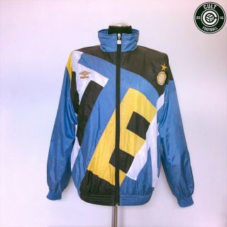 Inter Milan Vintage Umbro Full Tracksuit Shell Jacket Track Top 1991/92 (s) (m)