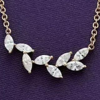 0.  3ct 100 Natural Diamond 14k Yellow Gold Cluster Necklace Pendant Wp107 - 2