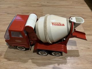 Tonka Cement Mixer Truck 1968 2620 Gas Turbine Pressed Steel 14 " Long