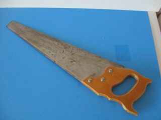 vtg Pennsylvania saw corp.  Royal Crown 20In.  warranted superior 10PPI Hand saw 3