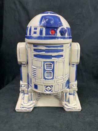 Star Wars R2 - D2 Ceramic Cookie Jar 20th Century Fox Films 1977 Vintage