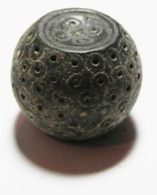 Zurqieh - As11121 - Ancient Islamic Bronze Weight.  1/2 Uncia,  Choice Quality.