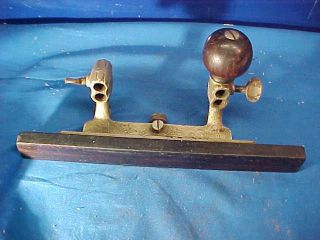 Early 20thc STANLEY No 45 Wood COMBINATION Plow PLANE FENCE Piece Part 2