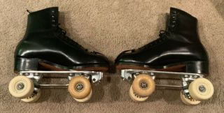 Vintage Douglas Snyder Deluxe Custom Built Roller Skates Riedell Size 7