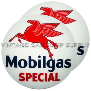 Mobilgas Special 13.  5 " Gas Pump Lenses (g149)
