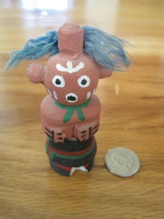 Native American Kachina Doll Mini Not Signed 4 "