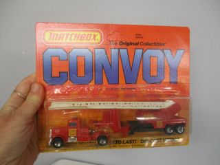 1983 Matchbox Convoy Cy12 Peterbilt Fire Engine