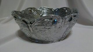2006 Arthur Court Butterfly Nut Candy Dish Bowl