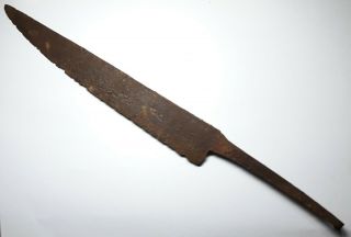 Viking Combat Knife With A Blood Groove 9 - 10 Century