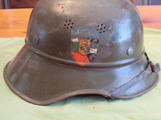Ww2 Bulgarian German Luftschutz Gladiator Helmet.
