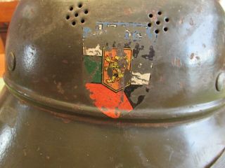 WW2 BULGARIAN GERMAN Luftschutz GLADIATOR helmet. 2