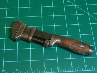 Coes Wrench Co.  L.  Coes Patent 6 1/2” Adjustable Monkey Wrench Antique Tool