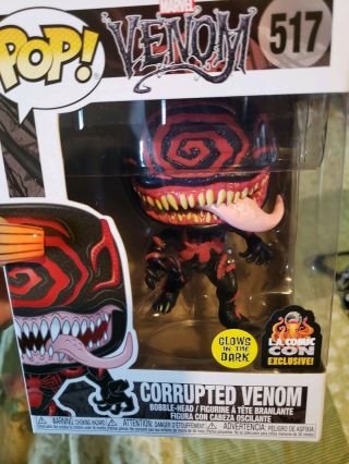 Funko Pop Corrupted Venom Gitd La Comic Con Exclusive